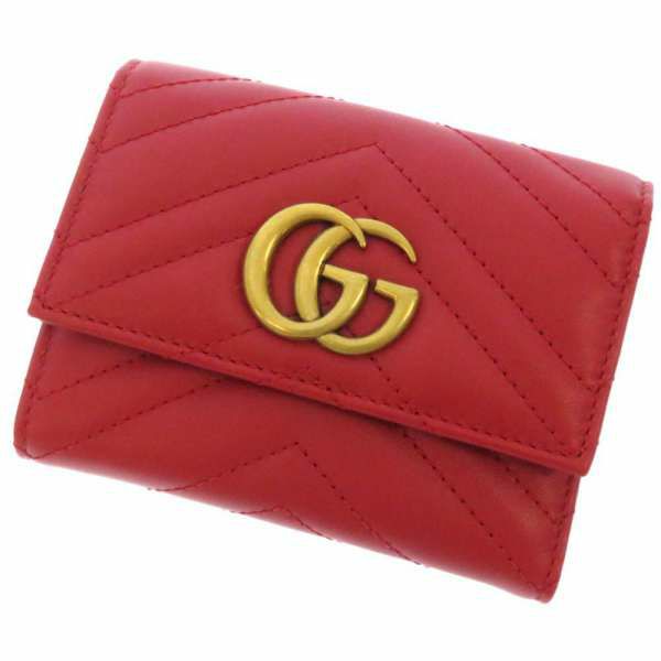 グッチ GGマーモント コンパクトウォレット 3つ折り財布 （22330182）